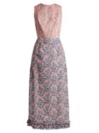 The Vampire's Wife Mermaid Liberty Floral-print Cotton Dress