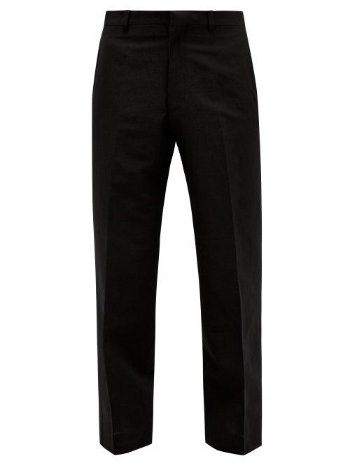 Matchesfashion.com Sasquatchfabrix - Tailored Wool-blend Trousers - Mens - Black