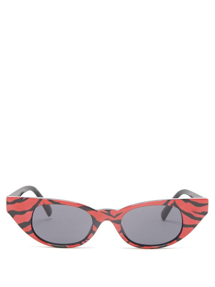 Le Specs The Breaker Tiger-print Acetate Sunglasses