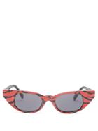 Le Specs The Breaker Tiger-print Acetate Sunglasses