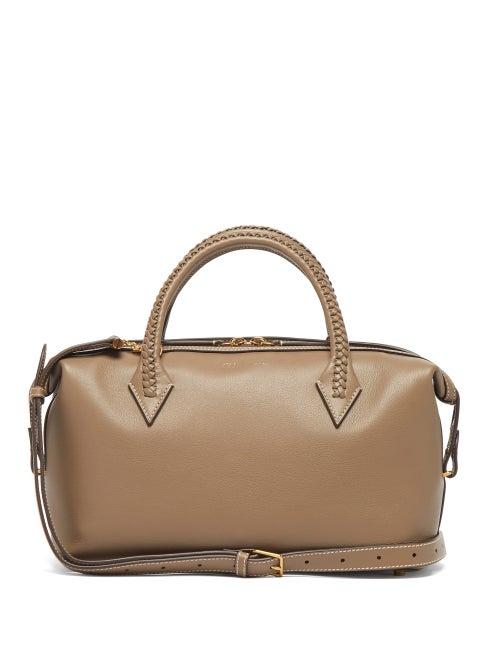Matchesfashion.com Mtier - Perriand City Small Leather Shoulder Bag - Womens - Grey