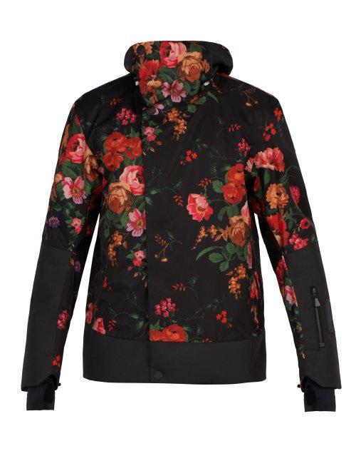Matchesfashion.com 3 Moncler Grenoble - Floral Print Ski Jacket - Mens - Black Multi