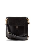 Matchesfashion.com Isabel Marant - Kansy Leather And Suede Tassel Bag - Womens - Black