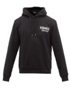 Dsquared2 - Logo-print Cotton-jersey Hooded Sweatshirt - Mens - Black