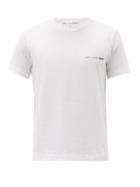 Mens Rtw Comme Des Garons Shirt - Logo-print Cotton-jersey T-shirt - Mens - White
