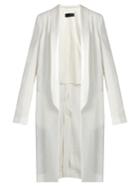 Haider Ackermann Agrippina Satin-lapel Linen Coat