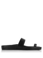 Rick Owens Slip On Leather Sandals