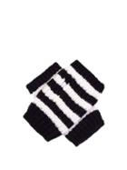 Gucci Striped Wool Fingerless Gloves