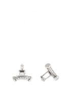 Bottega Veneta Curved Intrecciato Cufflink
