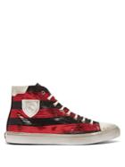 Saint Laurent Bedford Lurex High-top Trainers