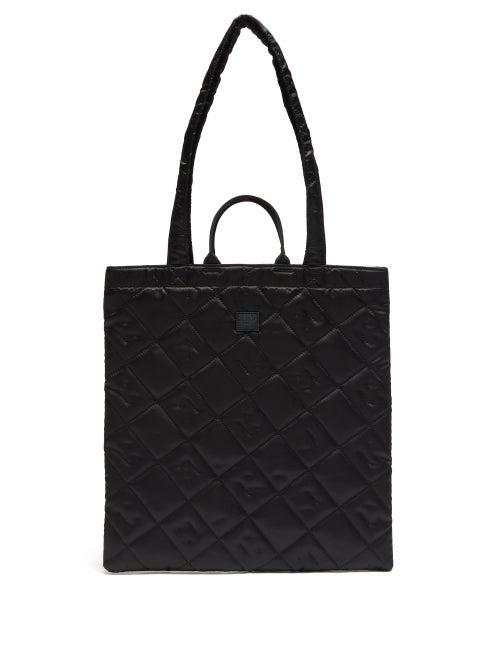 Acne Studios - Face-quilted Tote Bag - Womens - Black