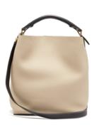 Matchesfashion.com Loewe - T Bucket Grained Leather Bag - Womens - Khaki Multi