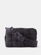 Bottega Veneta - Cassette Quilted Paper-nylon Cross-body Bag - Mens - Navy