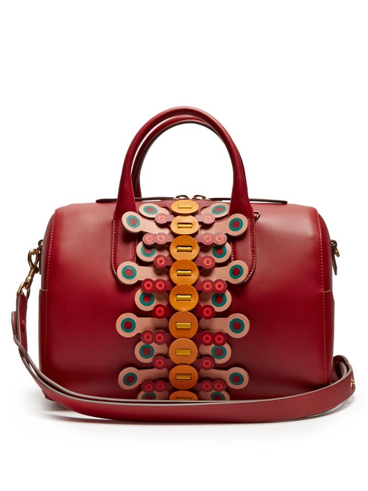 Anya Hindmarch Flip Barrel Vere Leather Bag
