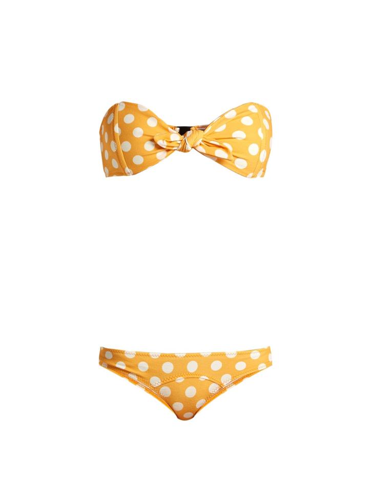 Lisa Marie Fernandez Poppy Strapless Bandeau Bikini