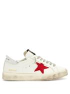 Matchesfashion.com Golden Goose Deluxe Brand - May Leather Low Top Trainers - Womens - Red White