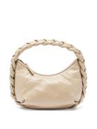 Ladies Bags Hereu - Espiga Mini Coated-canvas Shoulder Bag - Womens - Beige