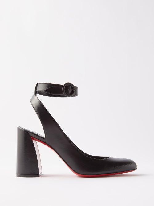 Christian Louboutin - Miss Sab 85 Leather Pumps - Womens - Black
