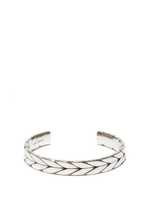 Isabel Marant - Summer Drive Braid-effect Cuff - Mens - Silver