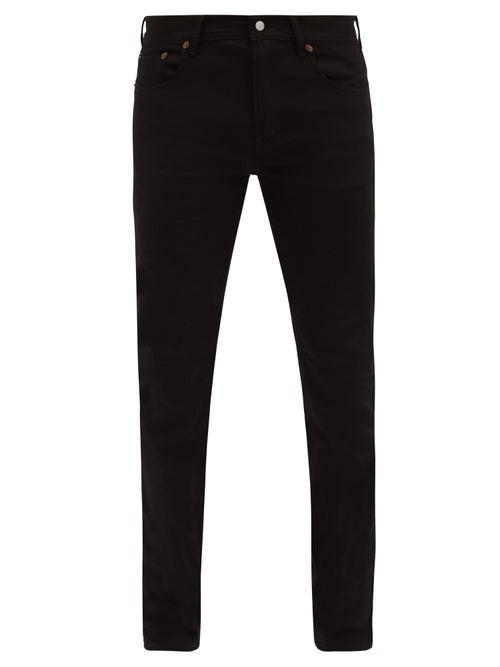 Matchesfashion.com Acne Studios - North Slim-fit Cotton-blend Jeans - Mens - Black