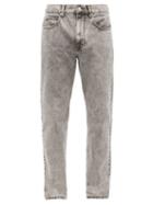 Matchesfashion.com Isabel Marant - Jack Washed Straight-leg Jeans - Mens - Grey