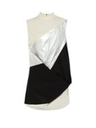 Matchesfashion.com Rick Owens Drkshdw - Panelled Ripstop Cotton Tank Top - Mens - Black White