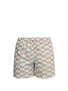 Matchesfashion.com Le Sirenuse, Positano - Lips Printed Swim Shorts - Mens - Green Multi
