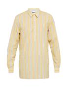 Matchesfashion.com Hope - Striped Cotton Shirt - Mens - Yellow Multi