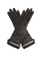 Matchesfashion.com Burberry - Leather Gloves - Womens - Black