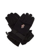 Matchesfashion.com Moncler Grenoble - Twill And Leather Technical Ski Gloves - Mens - Navy