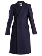 Connolly Peak-lapel Double-breasted Wool-blend Coat