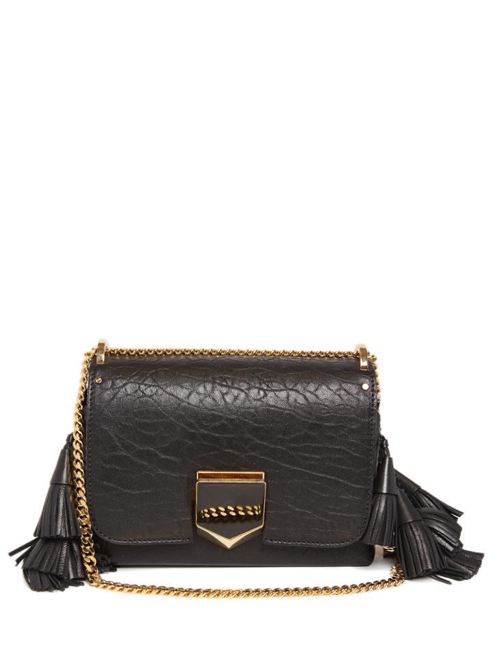 Jimmy Choo Lockette Grained-leather Shoulder Bag