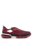Matchesfashion.com Prada - Cloudbust Knitted Low Top Trainers - Mens - Burgundy