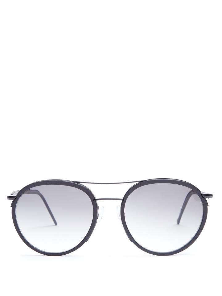 Cutler And Gross 1085 Round-frame Sunglasses