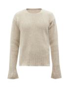 Jacquemus - Rib-knitted Wool-blend Sweater - Mens - Beige