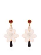 Lizzie Fortunato Sal Heart Gold-plated Pearl Earrings