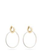 Matchesfashion.com Spinelli Kilcollin - Casseus 18kt Gold & Sterling-silver Hoop Earrings - Womens - Silver Gold
