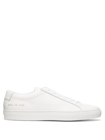 Matchesfashion.com Common Projects - Original Achilles Low-top Leather Trainers - Womens - White