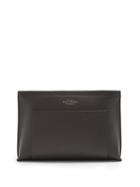 Matchesfashion.com Smythson - Panama Leather Pouch - Mens - Black