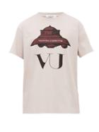 Matchesfashion.com Valentino - X Undercover Ufo Print Cotton T Shirt - Mens - Pink