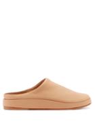 Matchesfashion.com Lauren Manoogian - Contour Backless Leather Flats - Womens - Nude