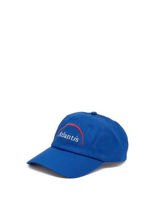 Matchesfashion.com P.a.m. - Atlantis Is Real Cotton Baseball Cap - Mens - Blue