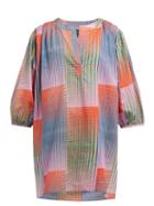 Matchesfashion.com Saloni - Printed Cotton Dress - Womens - Multi