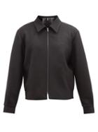 Sunflower - Point-collar Zipped Jacket - Mens - Black