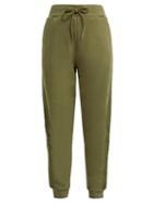 Matchesfashion.com The Upside - Twill Striped Cotton Track Pants - Womens - Khaki