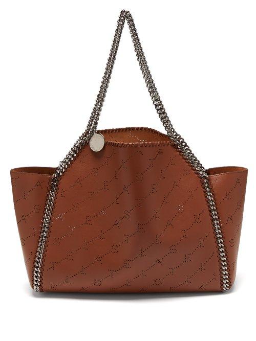 Matchesfashion.com Stella Mccartney - Falabella Reversible Faux Leather Tote - Womens - Tan