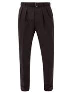 Matchesfashion.com Officine Gnrale - Pierre Fresco-wool Suit Trousers - Mens - Black