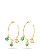 Aurélie Bidermann Lily Of The Valley Gold-plated Hoop Earrings