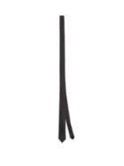 Matchesfashion.com Saint Laurent - Slim Micro Polka Dot Silk Faille Tie - Mens - Black