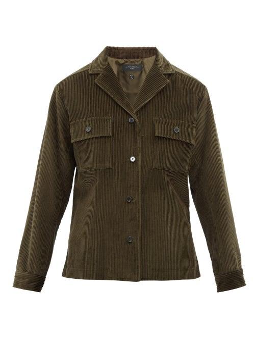 Matchesfashion.com Weekend Max Mara - Malesia Jacket - Womens - Dark Green